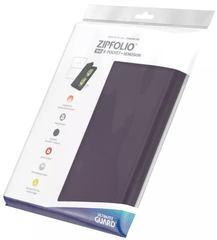 Ultimate Guard Binder: 8-Pocket 160 Zipfolio Xenoskin Purple UGD010430